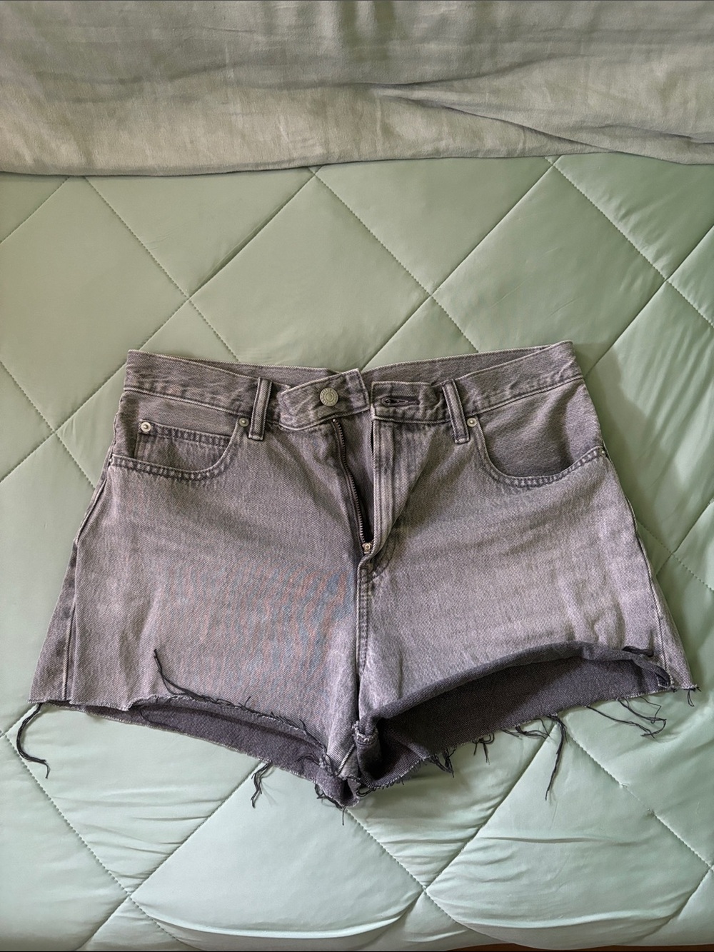 Uniqlo Distressed Denim Shorts